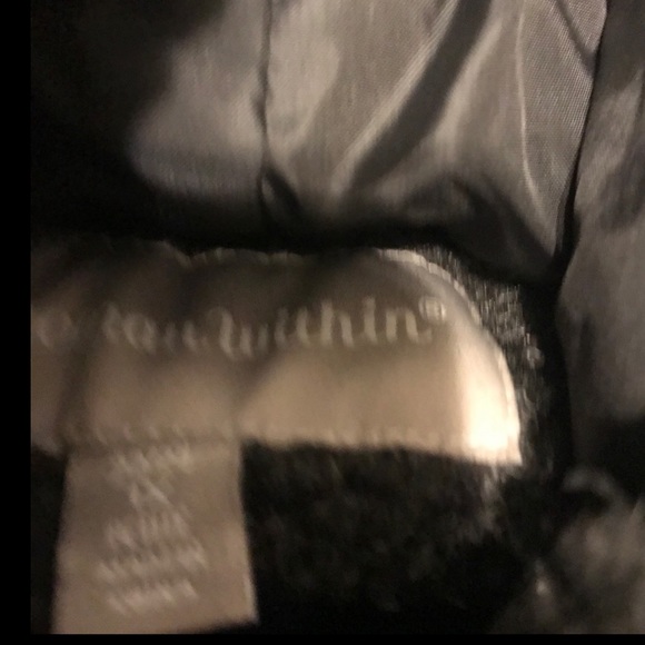 NWOT Woman Within grey button down fleece jacket - Picture 2 of 9